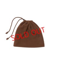 BAL/FLEECE 2WAY NECK BEANIE BROWN