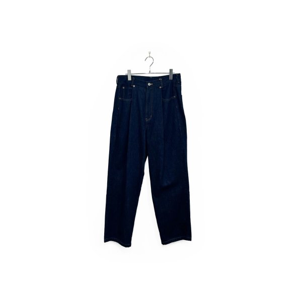 画像1: elephant TRIBAL fabrics/FOLDING DENIM PANTS INDIGO