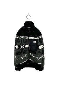 elephant TRIBAL fabrics/HYBRID COWICHAN BLOUSON BLACK