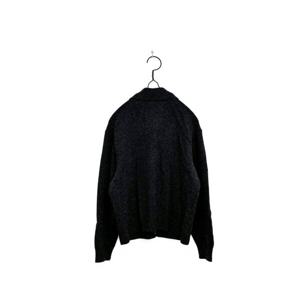 画像2: elephant TRIBAL fabrics/SUEDE PATCHWORK ZIP KNIT BLACK