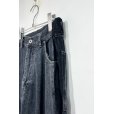 画像9: elephant TRIBAL fabrics/SIDE CONTRAST DENIM PANTS BLACK