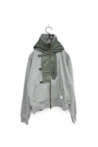 elephant TRIBAL fabrics/CHIMERA ZIP PARKA KHAKI