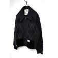 画像3: elephant TRIBAL fabrics/SUEDE PATCHWORK ZIP KNIT BLACK