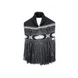 画像1: elephant TRIBAL fabrics/COWICHAN VEST OR MUFFLER BLACK (1)