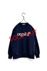 cabaret poval/maya ongaku CREWNECK SWEATSHIRT NAVY