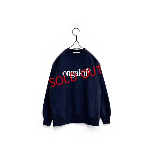 画像1: cabaret poval/maya ongaku CREWNECK SWEATSHIRT NAVY