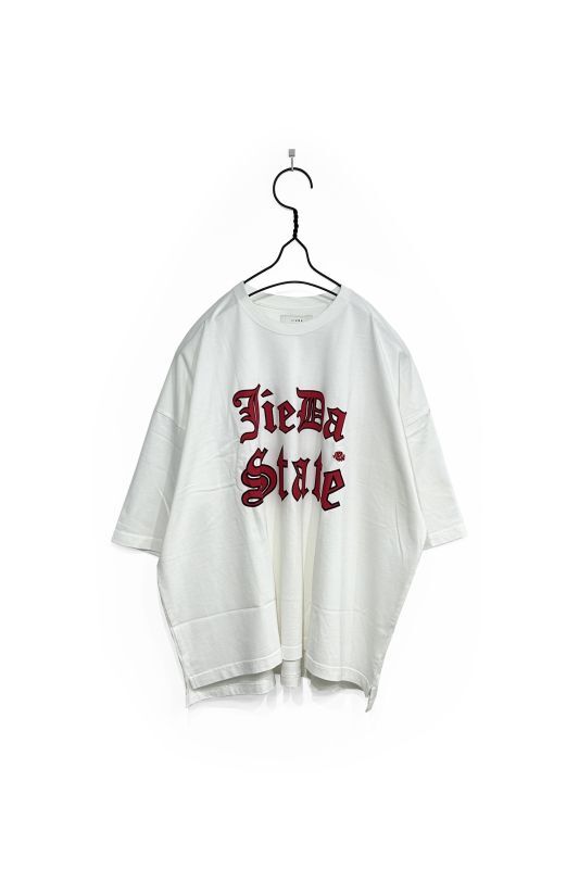 受発注 JieDa × JAMMRU 亜無亜危異 BIG TEE WHITE | lebastart.com