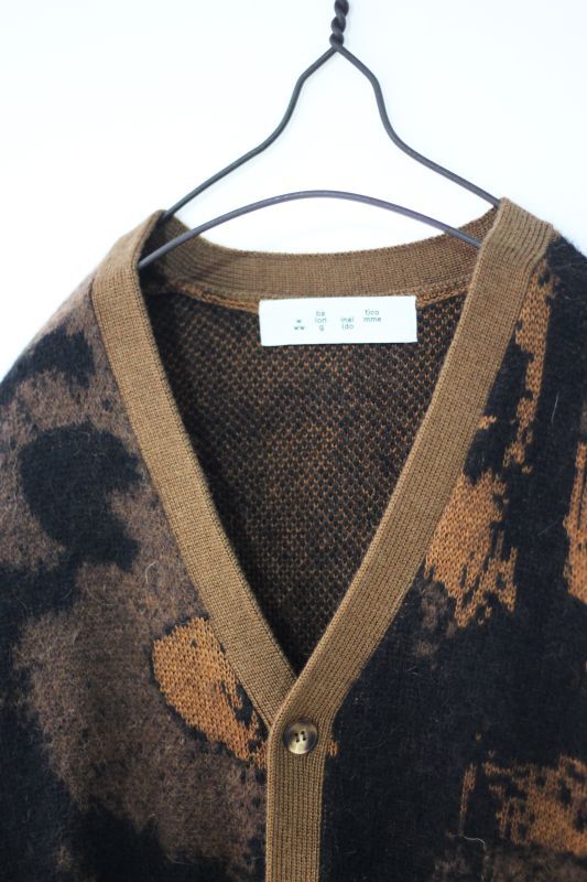 BAL カーディガン 【2023秋冬】JACQUARD WOOL CARDIGAN