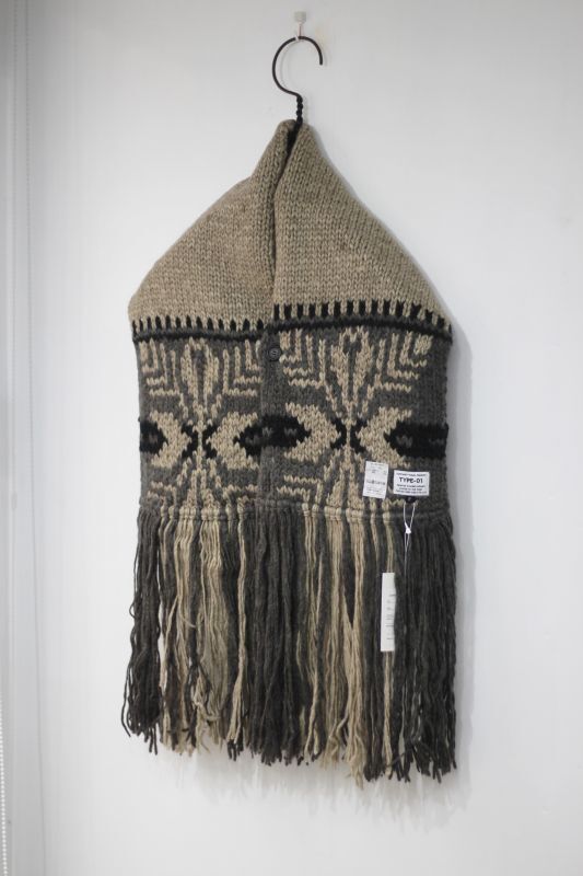 elephant TRIBAL fabrics/COWICHAN VEST OR MUFFLER BEIGE - &Chill